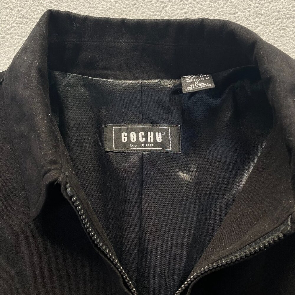 Gochu by KBB Shirt Mens Size XL Black Utility Workwear Pockets Zipper - Picture 9 of 13